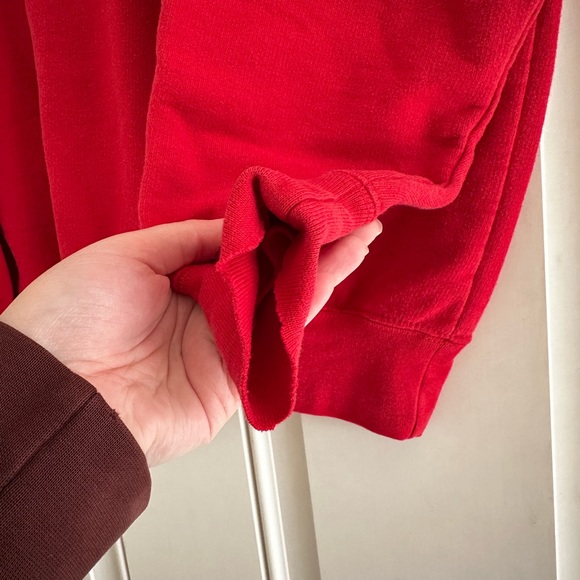 Vintage 90s Red Wings NHL Crewneck Sweatshirt Detroit Hockey Red Black Sports - Picture 5 of 12